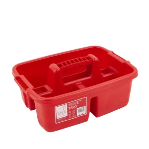 BYFT012367 Red Gorilla   Plastic Tote Tray   Tidee Tray Red