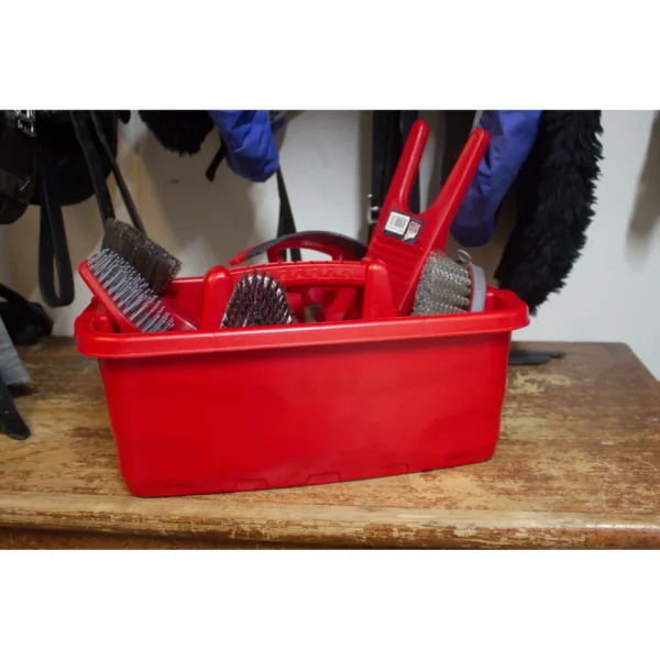 BYFT012367 Red Gorilla   Plastic Tote Tray   Tidee Tray Red B