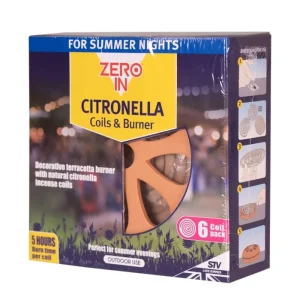 BYFT012412 STV Citronella Burner and 6 Pack Coils