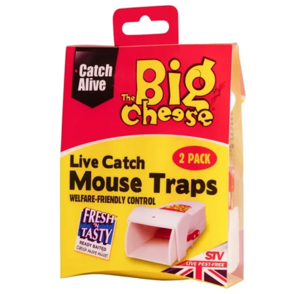 BYFT012427 STV Live Catch Mouse Trap   Twinpack A