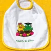 BYFT021202 Freds & Gina BIB White Set of 01