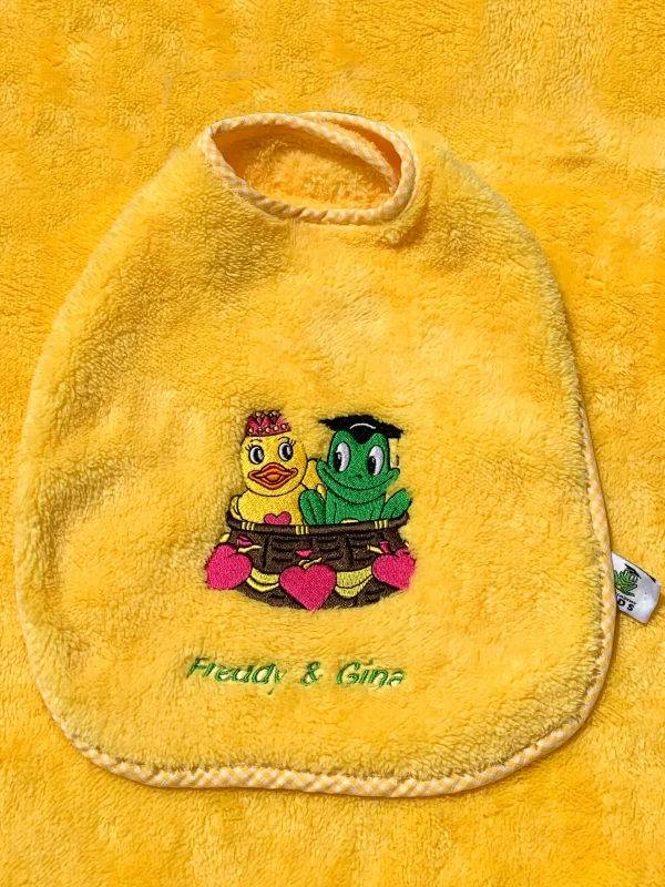 BYFT021203 Freds & Gina BIB Yellow Set of 01