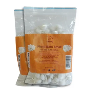 BYFT021288 D Viswa POOJA ESSENTIALS PHOOL BATTI SMALL   100 PC Set of 2