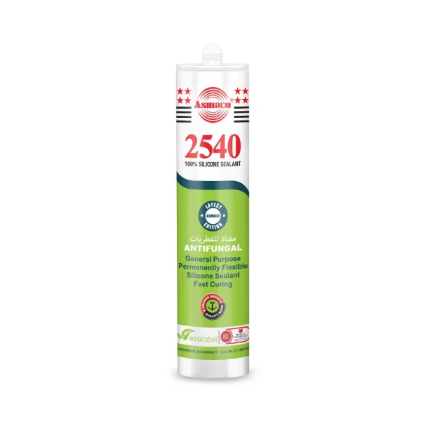 BYFT021332 Asmaco 2540 Silicone Sealant   Grey   280 Ml   Set of 01