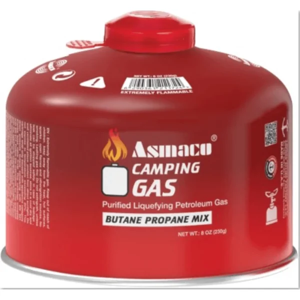 BYFT021354 Asmaco Camping Gas Butane Portable Propane Mix   230G   Set of 01