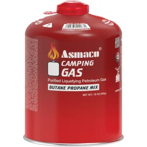 BYFT021355 Asmaco Camping Gas Butane Portable Propane Mix   450G   Set of 01