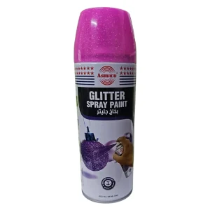 BYFT021379 Asmaco Glitter Spray Paint   Magenta   400 Ml   Set of 01