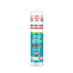 BYFT021393 Asmaco Instantgrab Adhesive Sealant   Black   280 Ml   Set of 01