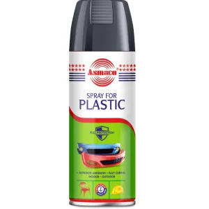 BYFT021398 Asmaco Plastic Spray Matt Black 400 Ml Set of 1