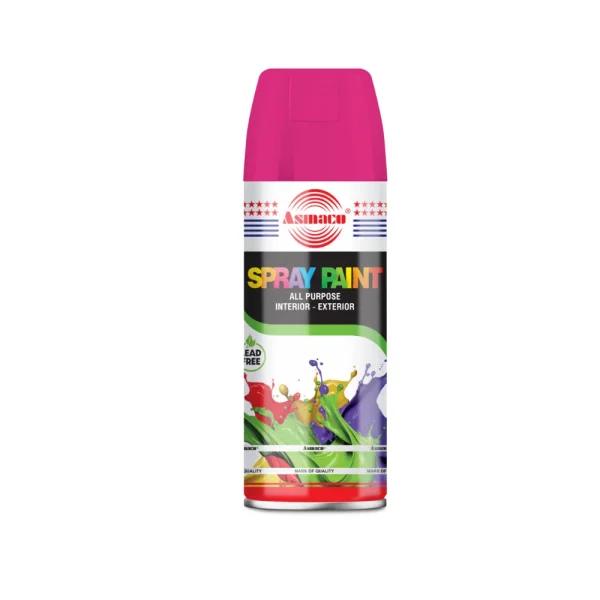 BYFT021415 Asmaco Spray Paint   Fluo Magenta   400 Ml   Set of 01