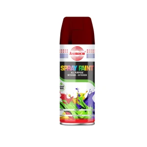 BYFT021431 Asmaco Spray Paint   Maroon   400 Ml   Set of 01