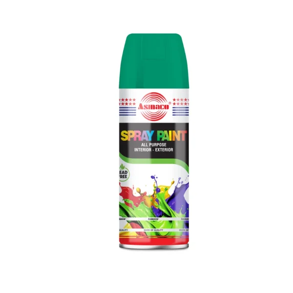 BYFT021438 Asmaco Spray Paint   Olive Green   400 Ml   Set of 01