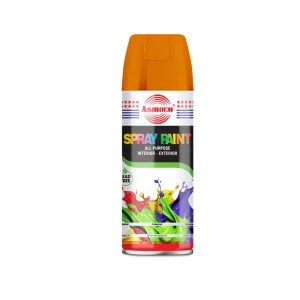 BYFT021439 Asmaco Spray Paint   Orange   400 Ml   Set of 01