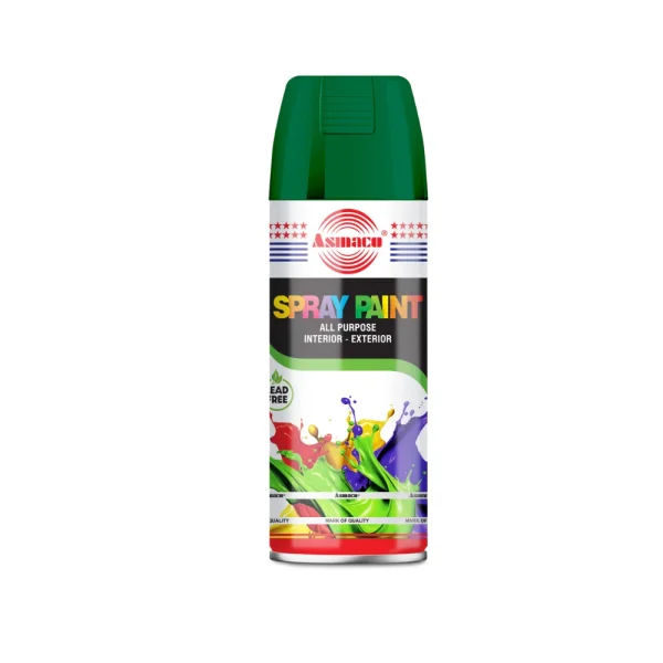 BYFT021442 Asmaco Spray Paint   Pine Green   400 Ml   Set of 01