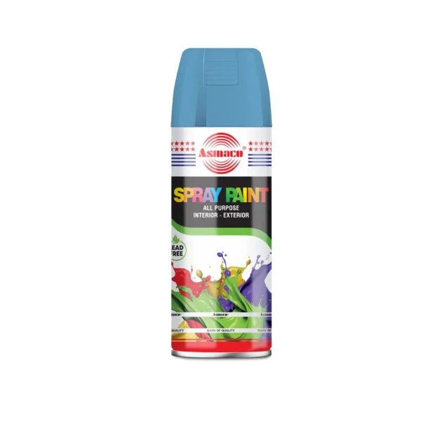 BYFT021444 Asmaco Spray Paint   Red Blue   400 Ml   Set of 01