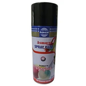 BYFT021456 Asmaco Styro Foam Spray Paints   Black   400 Ml   Set of 01