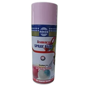 BYFT021460 Asmaco Styro Foam Spray Paints   Light Pink   400 Ml   Set of 01