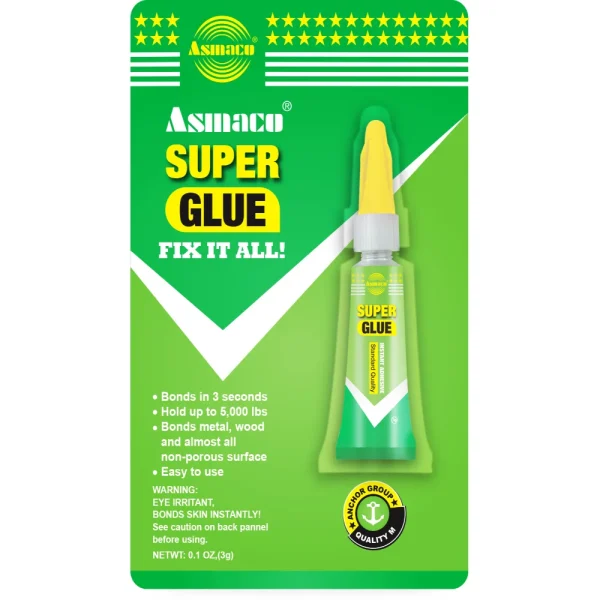 BYFT021463 Asmaco Super Glue Single   3 Gms   Set of 01