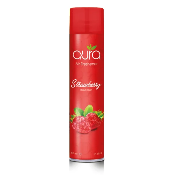 BYFT021483 Aura Air Freshener Regular   Strawberry   300 Ml   Set of 01