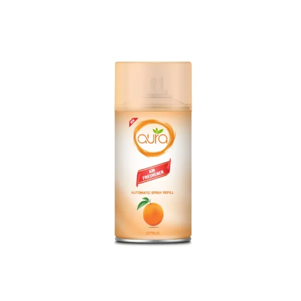 BYFT021487 Aura Auto Spray Air Freshner   Citrus   250 Ml   Set of 01