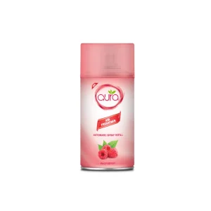 BYFT021492 Aura Auto Spray Air Freshner   Rasberry   250 Ml   Set of 01