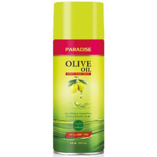 BYFT021512 Paradise Olive Oil Sheen Hair Spray   Heavenly Oudh   150 Ml   Set of 01