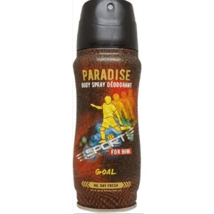 BYFT021515 Paradise Sport Deo Body Spray Deodarant   Goal   200 Ml   Set of 01