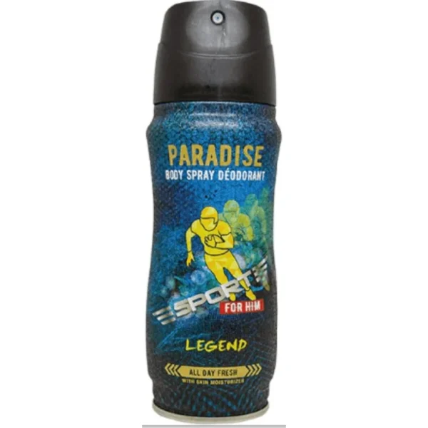 BYFT021516 Paradise Sport Deo Body Spray Deodarant   Legend   200 Ml   Set of 01