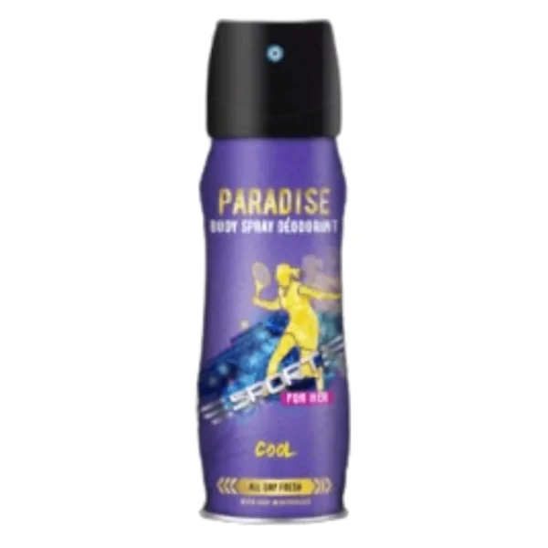 BYFT021519 Paradise Sport Deobody Spray Deodarant   Cool   200 Ml   Set of 01