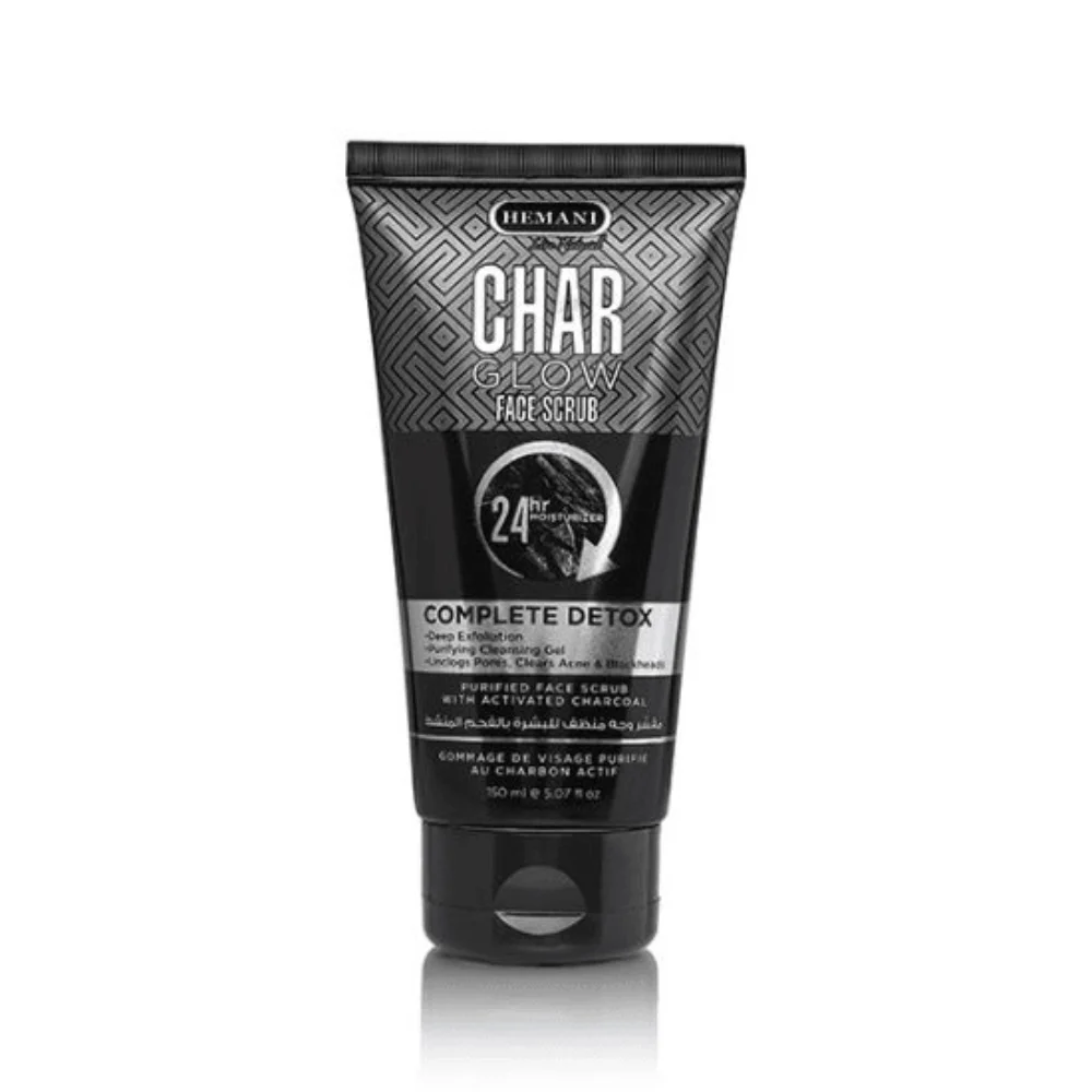 BYFT022315 Hemani Char Glow Face Scrub 150Ml Set of 01