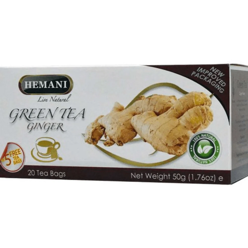 BYFT022406 Hemani Green Tea Ginger Set of 01