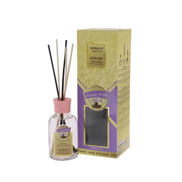 BYFT022457 Hemani Lavender Woods Scented Reed Diffuser 110Ml Set of 01