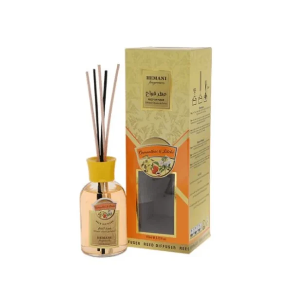 BYFT022495 Hemani Osmanthus and Litchi Scented Reed Diffuser 110Ml Set of 01