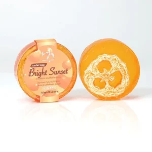 BYFT022627 Hemani WB Bright Sunset Loofah Soap Set of 01