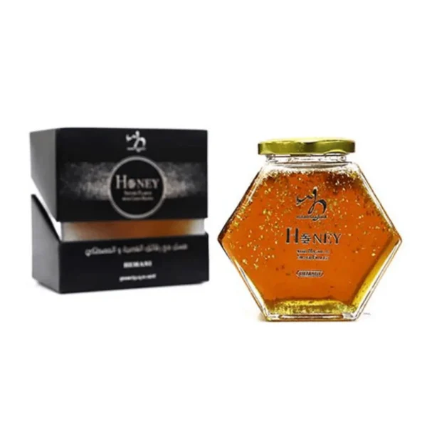 BYFT022643 Hemani WB Honey Silver Flakes With Chios Mastic 370Gm Set of 01