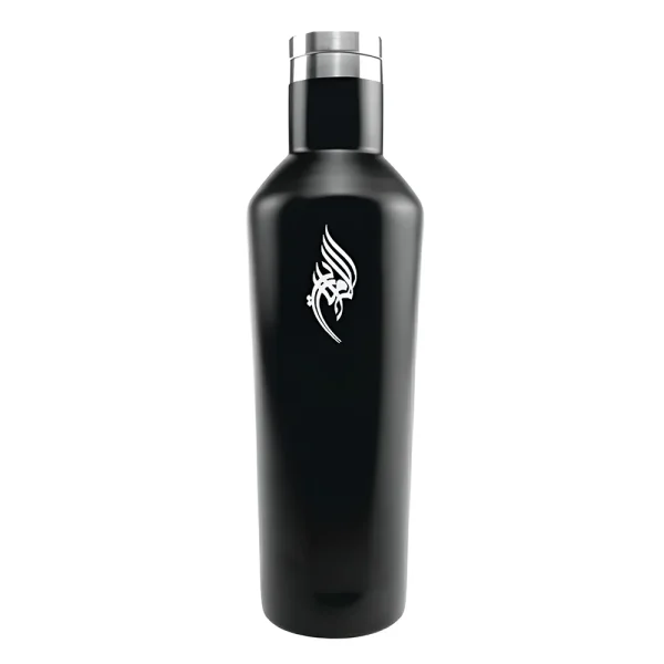 BYFT022715 BYFT Stainless Steel Bottles Matte Black Texture 80 x 260 mm   500 ml Set of 01