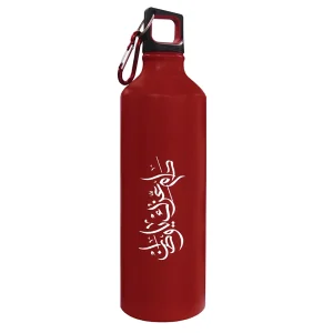 BYFT022721 BYFT Red Sports Bottle Aluminum Material 73 x 260 mm   750 ml Set of 01