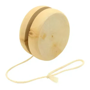 BYFT022738 BYFT Classic Wooden Yoyo with 100cm Long String 50 x 50 x 26 mm Set of 01