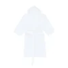 BYFT006570 BYFT Daffodil Kids Bathrobe 10 YEAR 400 Gsm White Terry 100  Cotton Set of 1 A