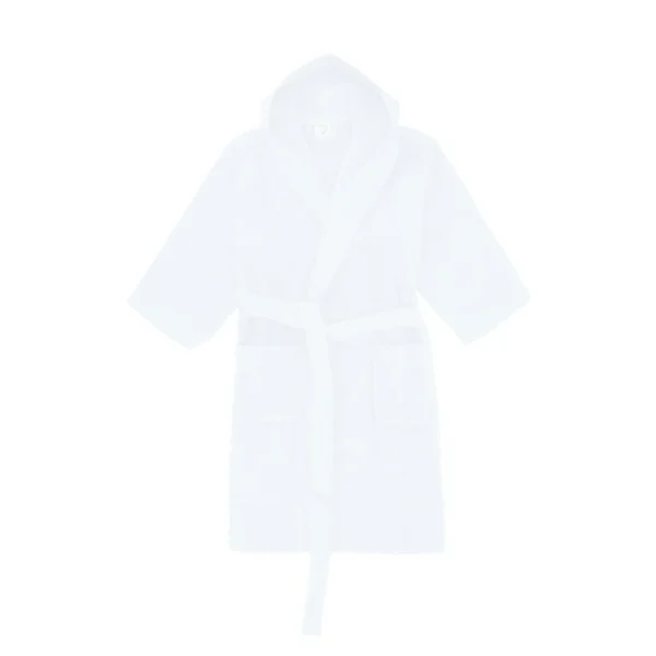 BYFT006570 BYFT Daffodil Kids Bathrobe 10 YEAR 400 Gsm White Terry 100  Cotton Set of 1 A