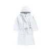 BYFT006570 BYFT Daffodil Kids Bathrobe 10 YEAR 400 Gsm White Terry 100  Cotton Set of 1 B