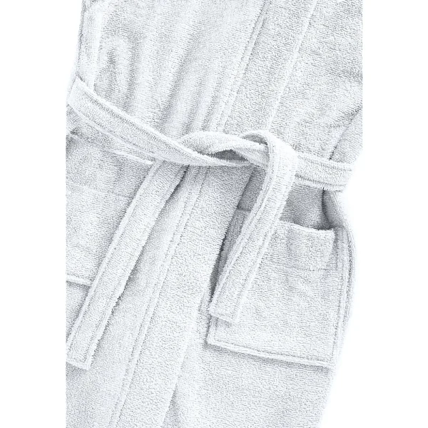 BYFT006570 BYFT Daffodil Kids Bathrobe 10 YEAR 400 Gsm White Terry 100  Cotton Set of 1 C