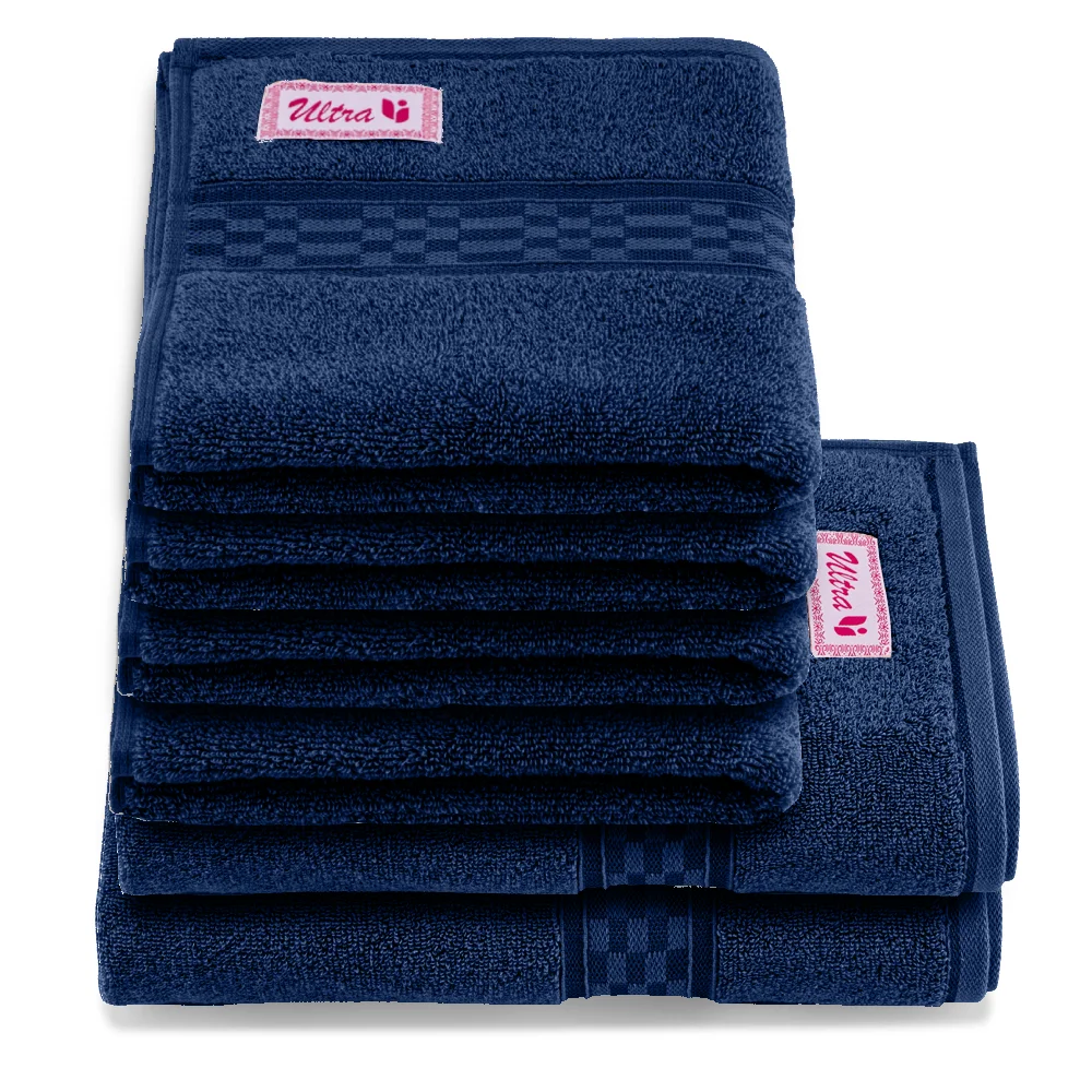 BYFT014702 BYFT Home Ultra Bath Sheet 90 x 180 Cm 550 Gsm Grey 100 Cotton Set of 4 Hand Towl, 2 Bath Towel