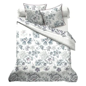 BYFT023611 Home Tex Design King Duvet Cover 240 x 200 Cm 2 Pillow Cover 50 x 80 Cm Printed Amarande 100% Cotton Set of 3