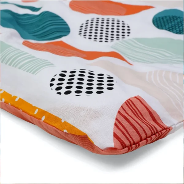 BYFT023632 Home Tex Design King Duvet Cover 240 x 200 Cm 2 Pillow Cover 50 x 80 Cm Printed Graphic Multi 100% Cotton Set of 3 C
