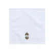 BYFT025015 BYFT Iris Embroidered For You Face Towel 33 x 33 Cm 600 Gsm White 100% Cotton Ramadan Lantern Heritage Design Gold Thread Set of 01