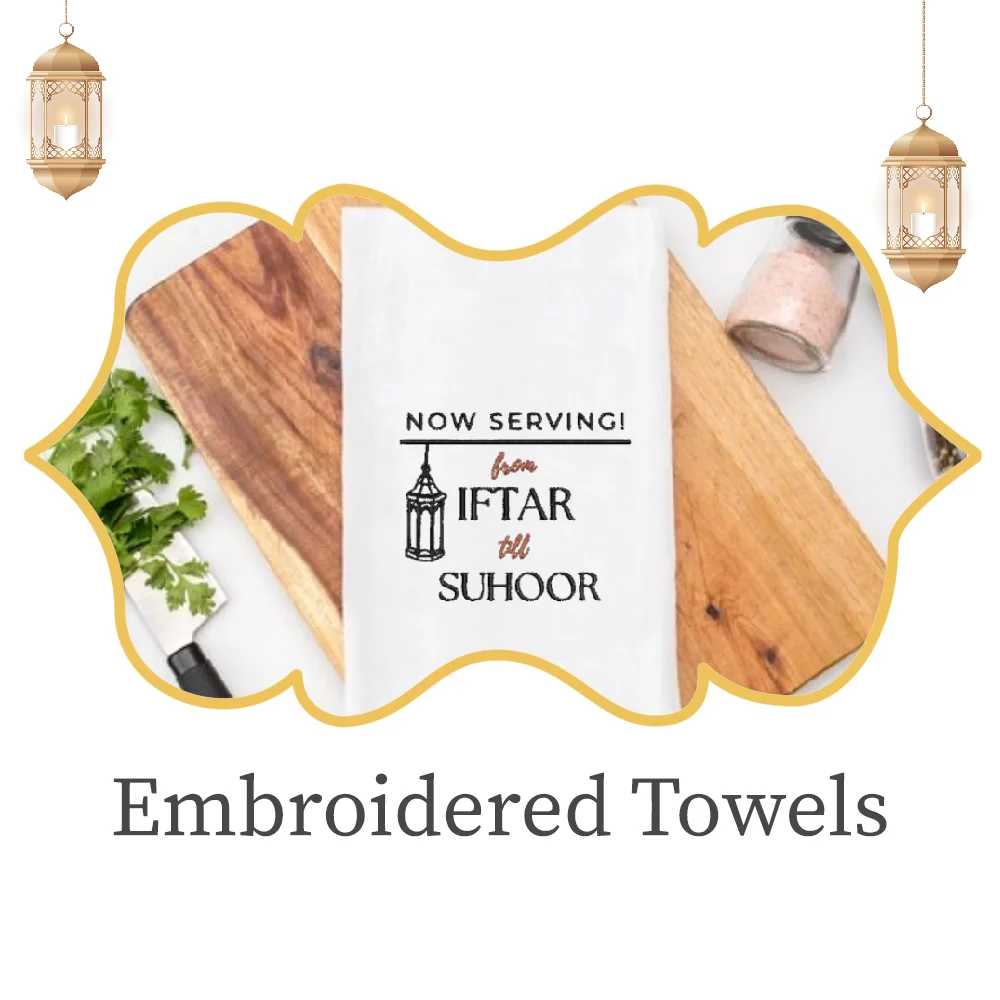 Embroidered towel