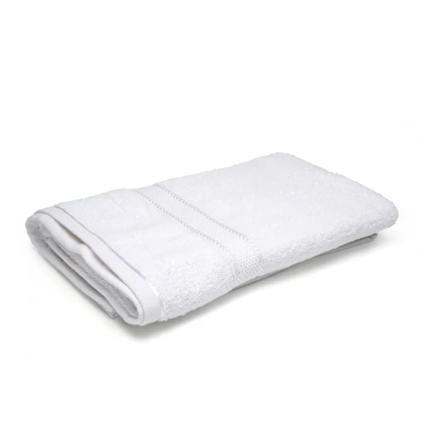 BYFT025129 Home Tex Design Bath Towel White 70 x 140 Cm 100% Cotton 500 Gsm Set of 01 ART BT009