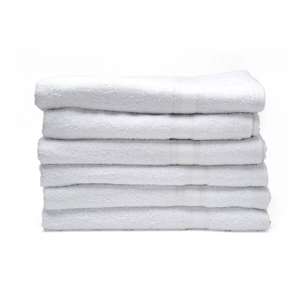 BYFT025130 Home Tex Design Bath Towel White 70 x 140 Cm 100% Cotton 500 Gsm Set of 01 ART BT024