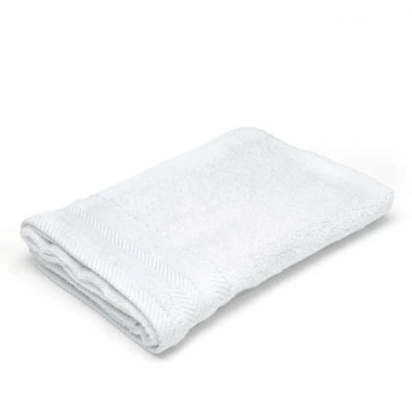 BYFT025131 Home Tex Design Bath Towel White 70 x 140 Cm 100% Cotton 400 Gsm Set of 01 ART BT024